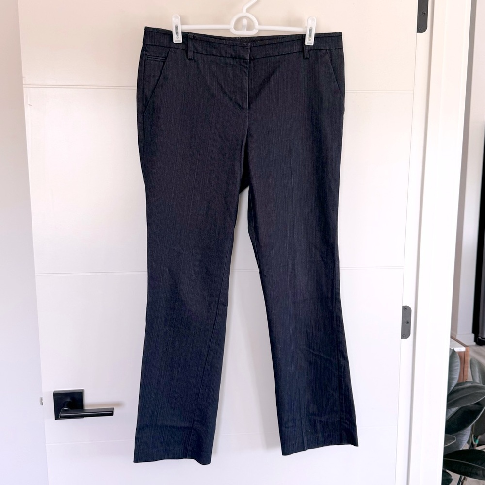 New York & Company stretch denim look trousers